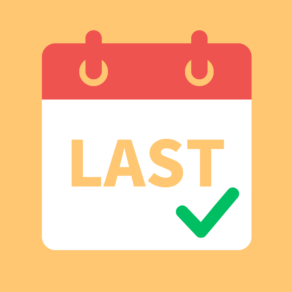 退職日カウンター アイコン